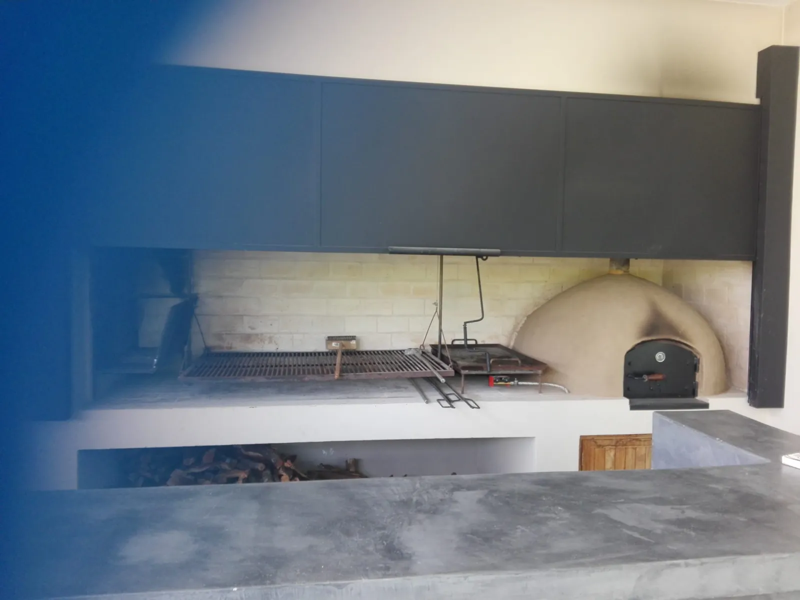 Cocina exterior equipada