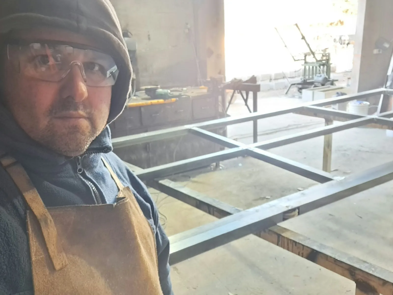 Bastidor en fabricación