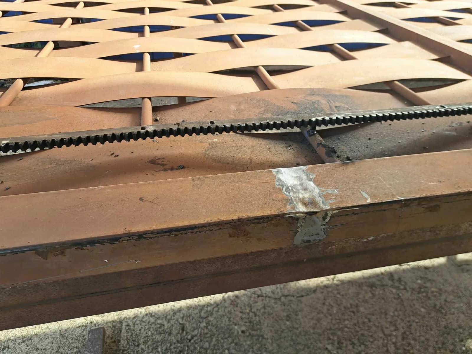 Detalle de soldadura