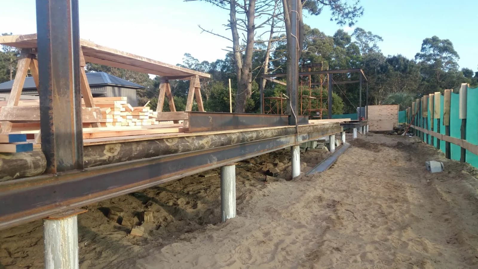 Estructura sobre pilares
